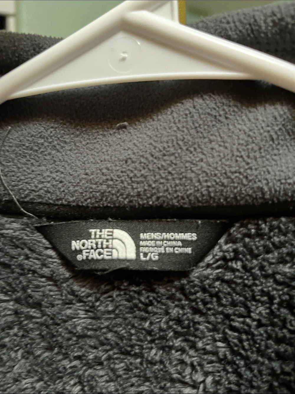 The North Face Men's Dark Gray Full-Zip Fleece Lined Jacket Sz Large